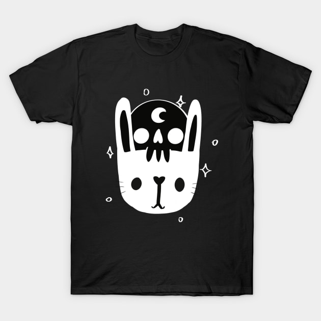 harajuku cute bunny skull T-Shirt by ISFdraw